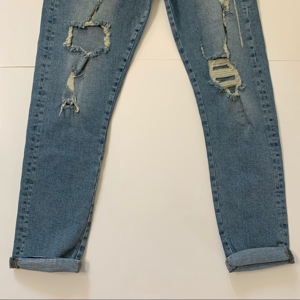 ASOS Design Factory Destroyed Super High Rise Jean - Picture 5 of 14